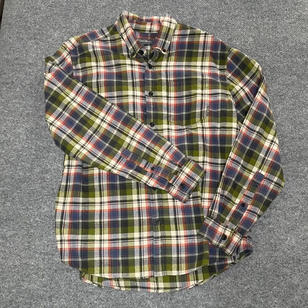 Granola cabincore outdoor fall eddie bauer cotton flannel